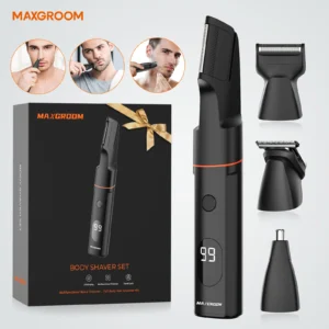 MAXGROOM 4 In 1 Body Hair Shaver Kit